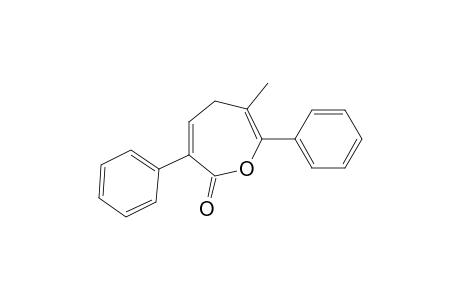 2(5H)-Oxepinone, 6-methyl-3,7-diphenyl-