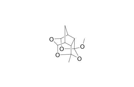 1-Methoxy-3-methyl-2,4,6,13-tetraoxapentacyclo[5.5.1.0(3,11).0(8,12)]tridecane