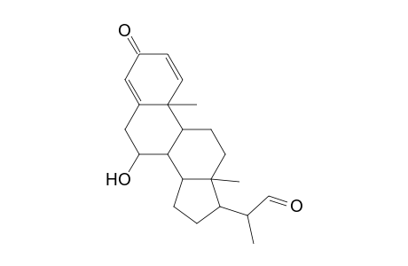 7-Hydroxy-pregna-1,4-dien-3-one-20-carbaldehyde