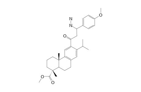METHYL-12-(3-HYDRAZINO-3-(4-METHOXYPHENYL)-PROPANOYL)-DEHYDROABIETATE
