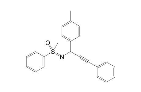 N-[3-Phenyl-1-(p-tolyl)prop-2-yn-1-yl]-S,S-methylphenyl sulfoximine