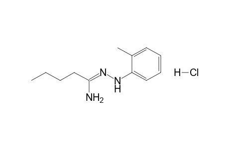 1-[(2-Methylphenyl)hydrazono]pentylamine hydrochloride