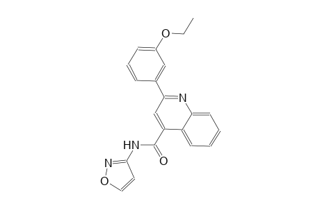 2-(3-ethoxyphenyl)-N-(3-isoxazolyl)-4-quinolinecarboxamide