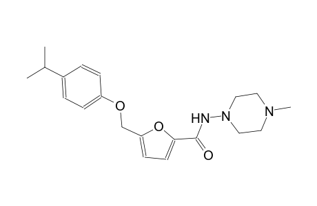 5-[(4-isopropylphenoxy)methyl]-N-(4-methyl-1-piperazinyl)-2-furamide