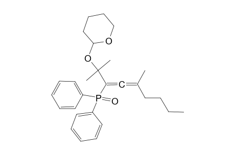 2-(2-DIPHENYLPHOSPHINOYL-1,1,4-TRIMETHYL-OCTA-2,3-DIEN-YL-OXY)-TETRAHYDRO-2H-PYRAN