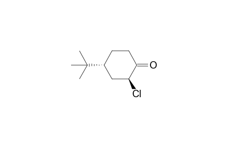 (2S,4R)-4-tert-butyl-2-chlorocyclohexan-1-one