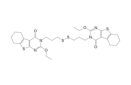 Bis[(2-ethoxy-3,4,5,6,7,8-hexahydro-4-oxo-[1]benzothieno[2,3-d]pyrimidin-3-yl)propl] disulfide