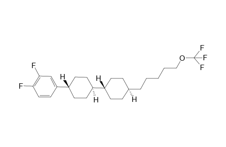 trans-1-[trans-4-(3,4-Difluorophenyl)cyclohexyl]-4-(5-trifluoromethoxypentyl)cyclohexane