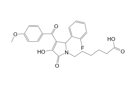1H-pyrrole-1-hexanoic acid, 2-(2-fluorophenyl)-2,5-dihydro-4-hydroxy-3-(4-methoxybenzoyl)-5-oxo-