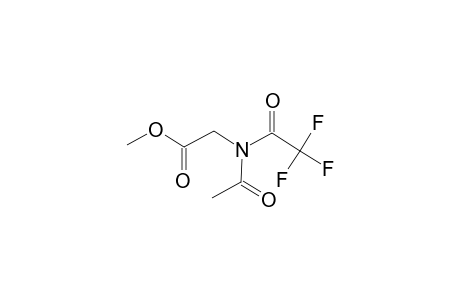 Glycine, N-acetyl-N-(trifluoroacetyl)-, methyl ester