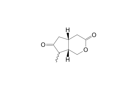 (4aR,7aS)-Tetrahydro-6-oxo-7.beta.-methylcyclopenta[c]pyran-3(1H)-one isomer