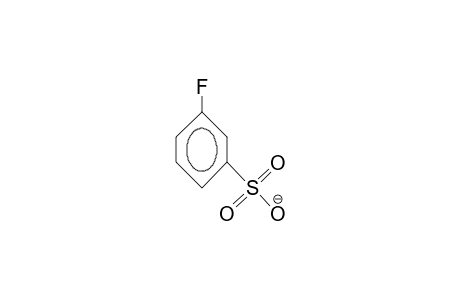 3-Fluoro-benzenesulfonate anion