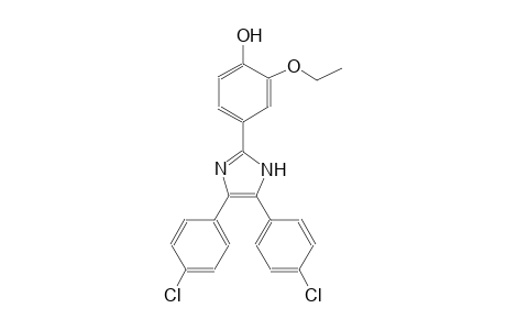 4-[4,5-bis(4-chlorophenyl)-1H-imidazol-2-yl]-2-ethoxyphenol