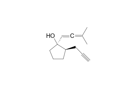 trans-3-Methylbuta-1,2-dienyl-2-prop-2-ynylcyclopentanol