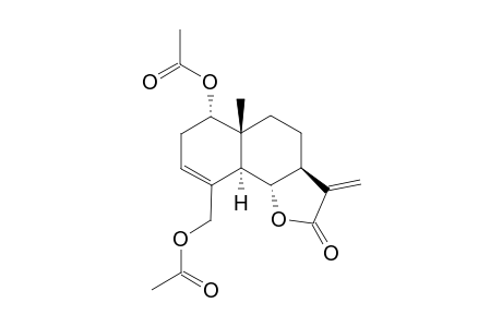 (1S,5S,6S,7S,10R)-1,15-Diacetoxyeudesma-3,11(13)-dien-6,12-olide
