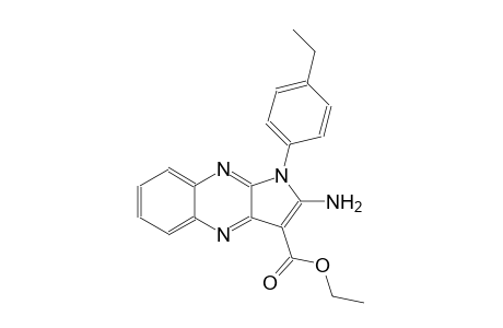 1H-pyrrolo[2,3-b]quinoxaline-3-carboxylic acid, 2-amino-1-(4-ethylphenyl)-, ethyl ester