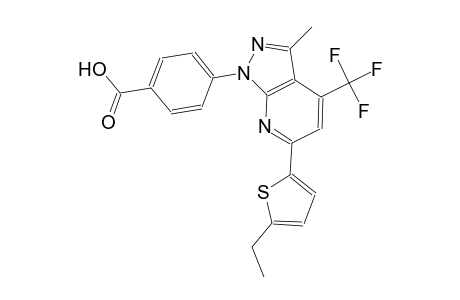 benzoic acid, 4-[6-(5-ethyl-2-thienyl)-3-methyl-4-(trifluoromethyl)-1H-pyrazolo[3,4-b]pyridin-1-yl]-