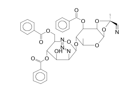 4-O-(2-AZIDO-4,6-DI-O-BENZOYL-2-DEOXY-BETA-D-MANNOPYRANOSYL)-3-O-BENZOYL-1,2-O-[(S)-1-CYANOETHYLIDENE]-BETA-L-RHAMNOPYRANOSE
