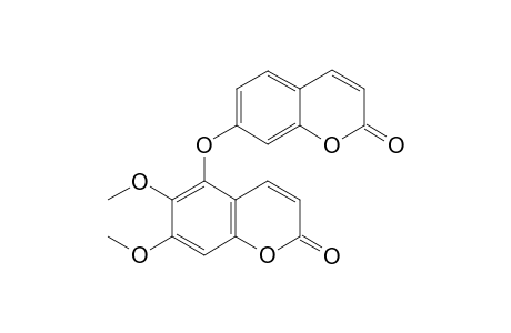 5-(2-ketochromen-7-yl)oxy-6,7-dimethoxy-coumarin