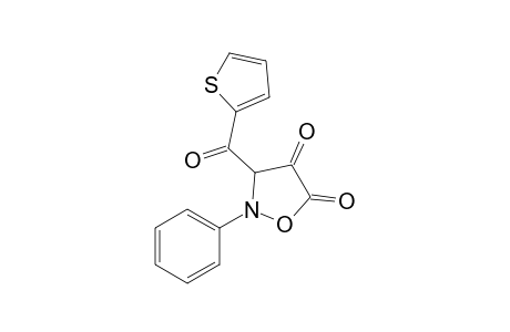 3-(2-Thienylcarbonyl)-2-phenylisoxazolidine-4,5-dione