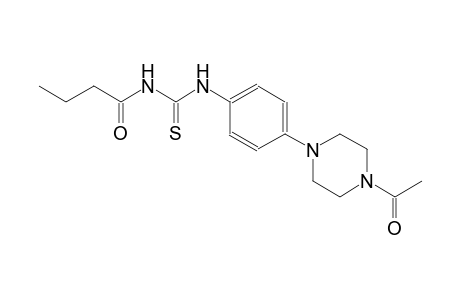 N-[4-(4-acetyl-1-piperazinyl)phenyl]-N'-butyrylthiourea