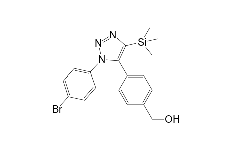(4-(1-(4-Bromophenyl)-4-(trimethylsilyl)-1H-1,2,3-triazol-5-yl)phenyl)methanol