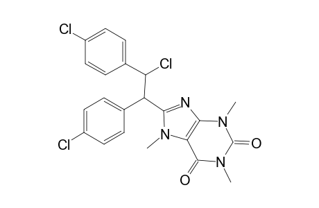 8-[2'-chloro-1',2'-bis(4-chlorophenyl)ethyl]-3,7-dihydro-1,3,7trimethyl-1H-purin-2,6-dione