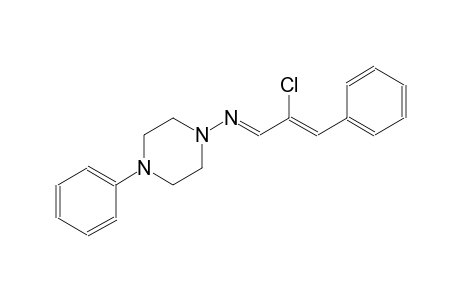1-piperazinamine, N-[(E,2Z)-2-chloro-3-phenyl-2-propenylidene]-4-phenyl-