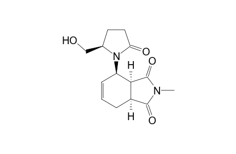 (3aS,4R,7aS)-4-((R)-2-(hydroxymethyl)-5-oxopyrrolidin-1-yl)-2-methyl-3a,4,7,7a-tetrahydro-1H-isoindole-1,3(2H)-dione