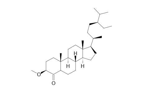 Stigmastan-4-one, 3-methoxy-, (3.beta.,24S)-
