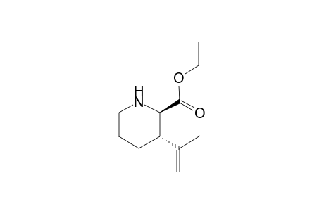 (2R,3S)-3-(1-methylethenyl)-2-piperidinecarboxylic acid ethyl ester