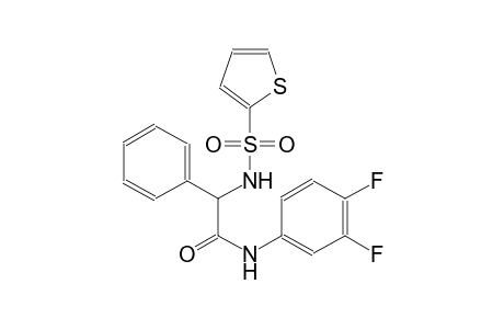 N-(3,4-difluorophenyl)-2-phenyl-2-[(2-thienylsulfonyl)amino]acetamide