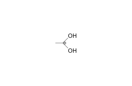 Methyldihydroxycarbenium cation