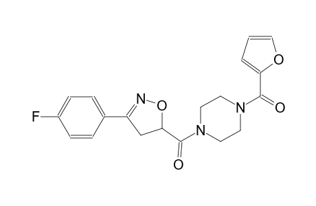 piperazine, 1-[[3-(4-fluorophenyl)-4,5-dihydro-5-isoxazolyl]carbonyl]-4-(2-furanylcarbonyl)-