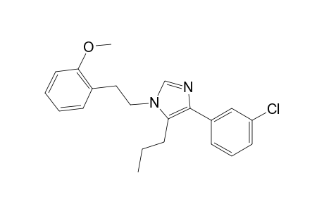 4-(3-Chlorophenyl)-1-(2-methoxyphenethyl)-5-propyl-1H-imidazole