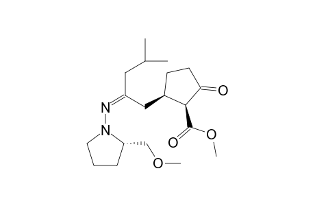 Z-(+)-(2S,1"R,2"R)-1-{1'-[2"-(Methoxycarbonyl)-3-oxocyclopentylmethyl]-3-methylbutylideneamino}-2-(methoxymethyl)-pyrrolidine
