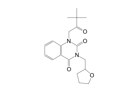 1-(3,3-dimethyl-2-oxobutyl)-3-(tetrahydro-2-furanylmethyl)-2,4(1H,3H)-quinazolinedione