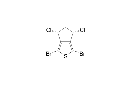(4S,6R)-1,3-dibromo-4,6-dichloro-5,6-dihydro-4H-cyclopenta[c]thiophene