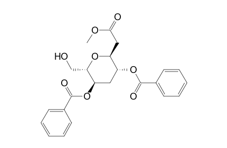 (2S,3R,5R,6S)-5-(Benzoyloxy)-6-(hydroxymethyl)-2-[(methoxycarbonyl)methyl]tetrahydropyran-3-yl Benzoate