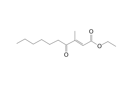 (E)-Ethyl 3-methyl-4-oxodec-2-enoate