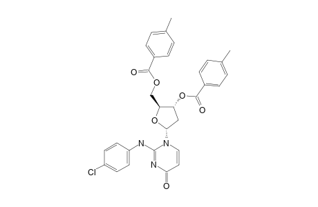 1-[2-DEOXY-3,5-DI-O,O-(4-METHYLBENZOYL)-ALPHA-D-RIBOFURANOSYL]-2-(4-CHLOROPHENYLAMINO)-4-PYRIMIDINONE
