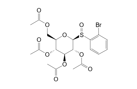 1-[(o-BROMOPHENYL)SULFINYL]-1-DEOXY-beta-D-GLUCOSE, TETRAACETATE