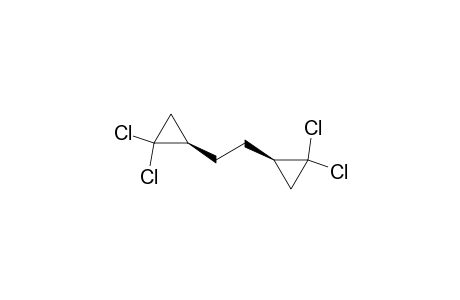 Cyclopropane, 1,1'-(1,2-ethanediyl)bis[2,2-dichloro-, (R*,R*)-(.+-.)-