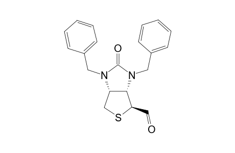 (3aS,4S,6aR)-1,3-dibenzyl-2-keto-3a,4,6,6a-tetrahydrothien[3,4-d]imidazole-4-carbaldehyde