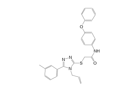 2-{[4-allyl-5-(3-methylphenyl)-4H-1,2,4-triazol-3-yl]sulfanyl}-N-(4-phenoxyphenyl)acetamide