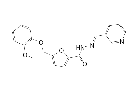 5-[(2-methoxyphenoxy)methyl]-N'-[(E)-3-pyridinylmethylidene]-2-furohydrazide