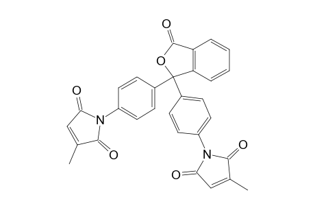 1H-Pyrrole-2,5-dione, 1,1'-[(3-oxo-1(3H)-isobenzofuranylidene)di-4,1-phenylene]bis[3-methyl -