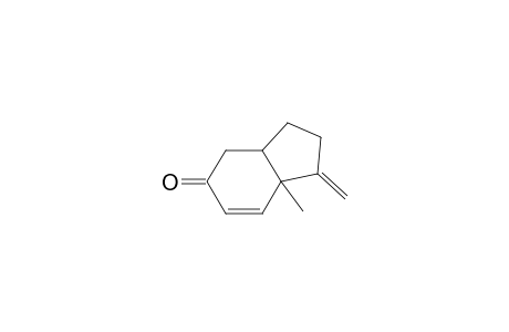 5H-Inden-5-one, 1,2,3,3a,4,7a-hexahydro-7a-methyl-1-methylene-, (3aR-trans)-