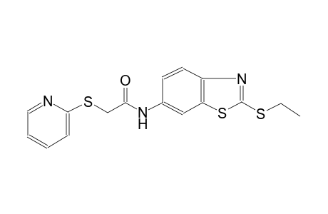 acetamide, N-[2-(ethylthio)-6-benzothiazolyl]-2-(2-pyridinylthio)-