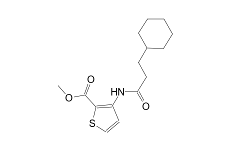 methyl 3-[(3-cyclohexylpropanoyl)amino]-2-thiophenecarboxylate